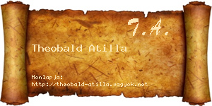 Theobald Atilla névjegykártya